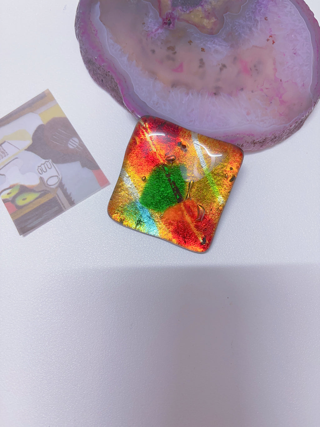 6 Vintage Necklace Dopamine Glass Necklace Baroque Necklace Pendant Vintage Leather Necklace Y2K Color Necklace