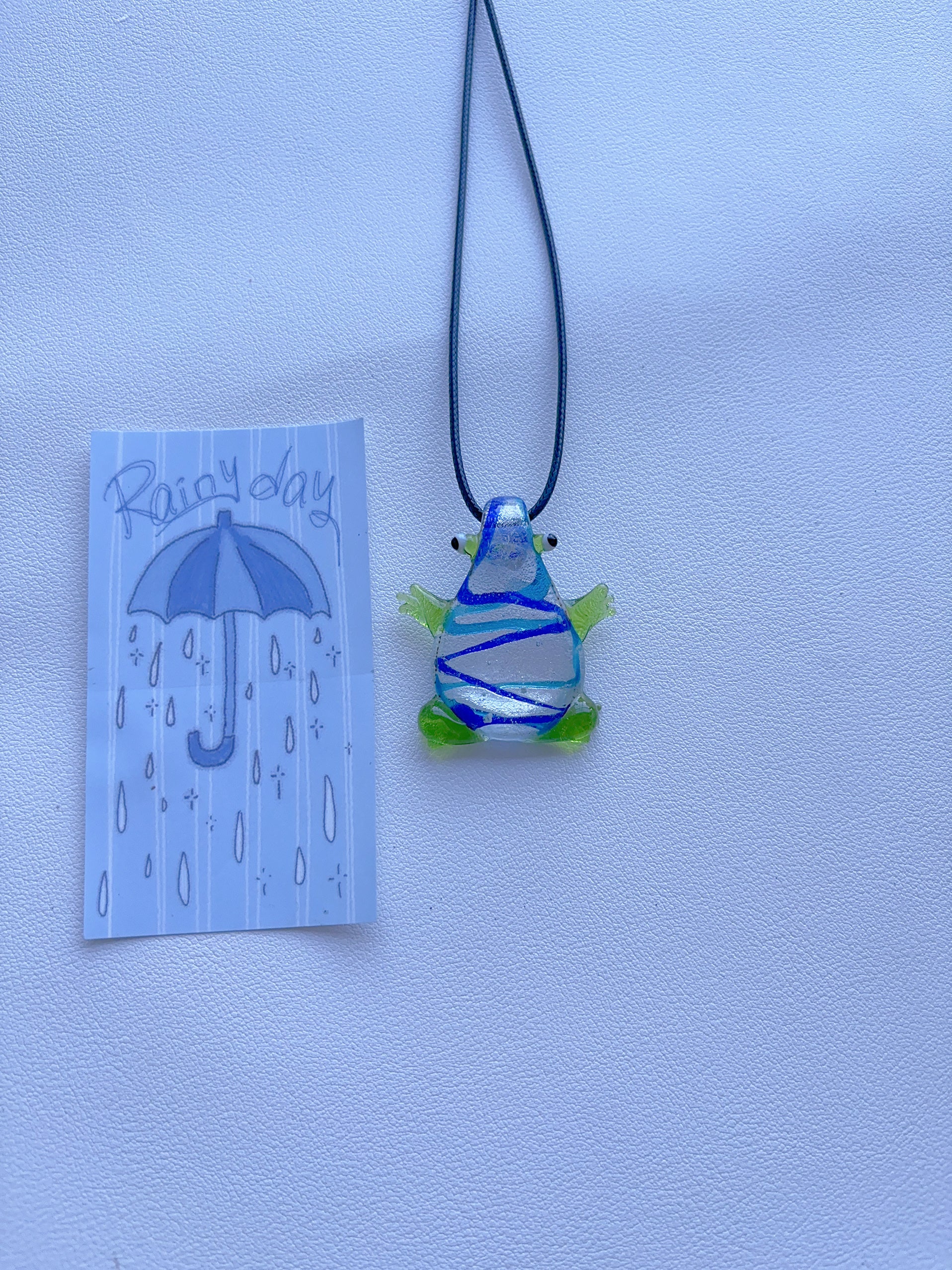 F1 green necklace glass necklace glass pendant handmade design vintage necklace pendant color necklace for women