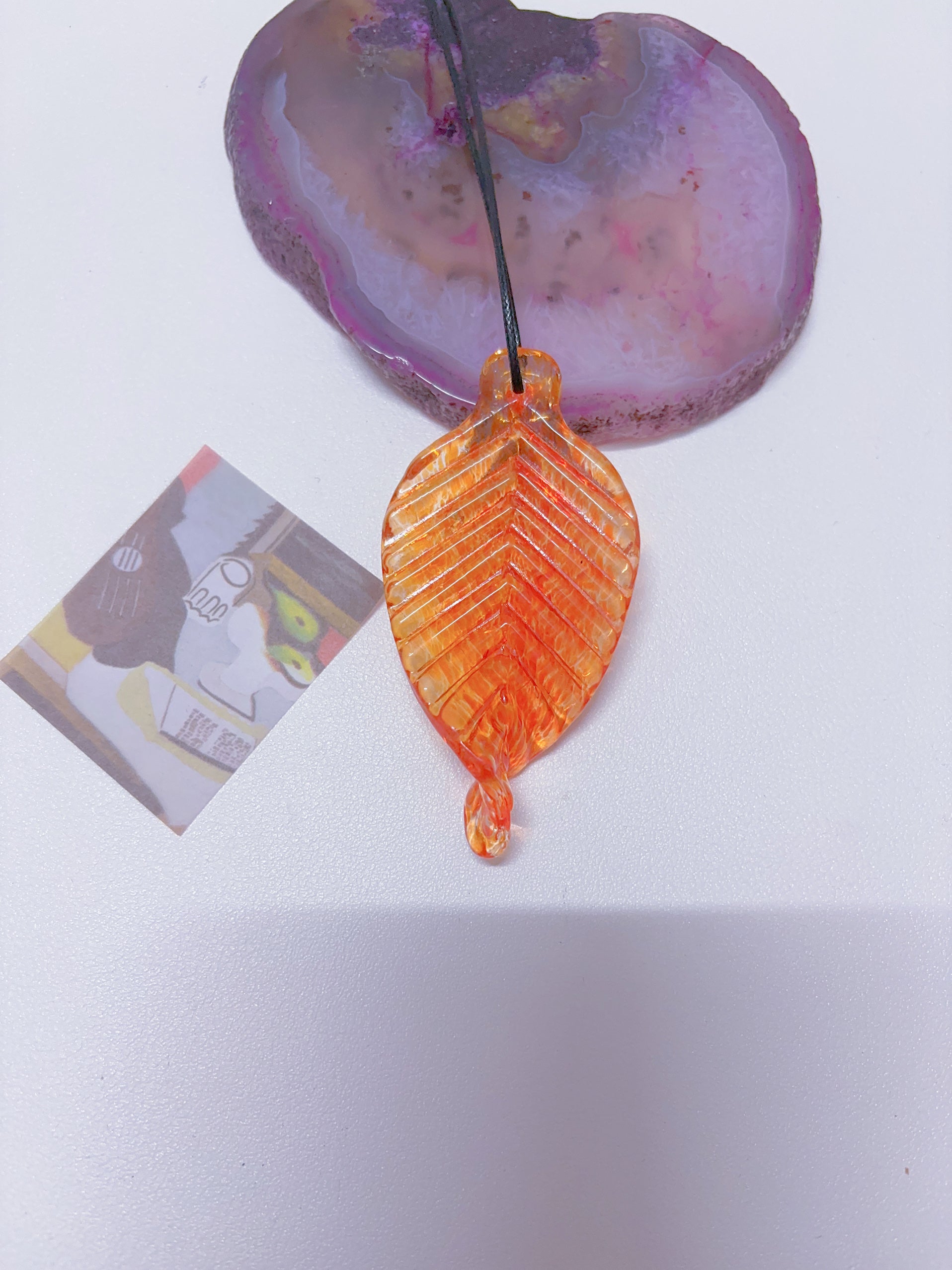 6 Vintage Necklace Dopamine Glass Necklace Baroque Necklace Pendant Vintage Leather Necklace Y2K Color Necklace