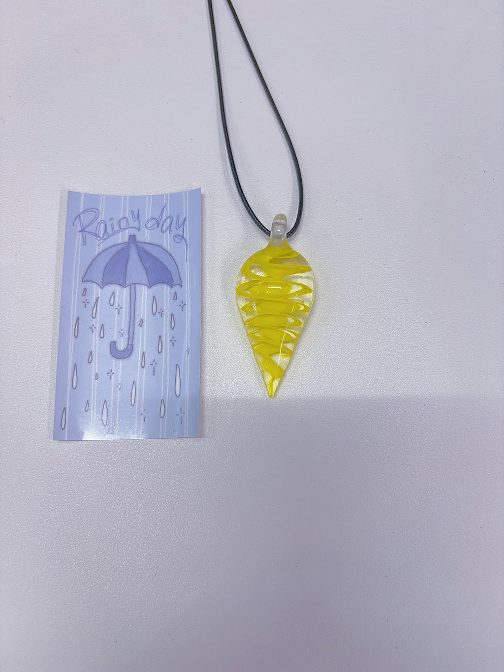 K6 original handmade glass pendant glass necklace colorful necklace original handcraft Y2K literary retro