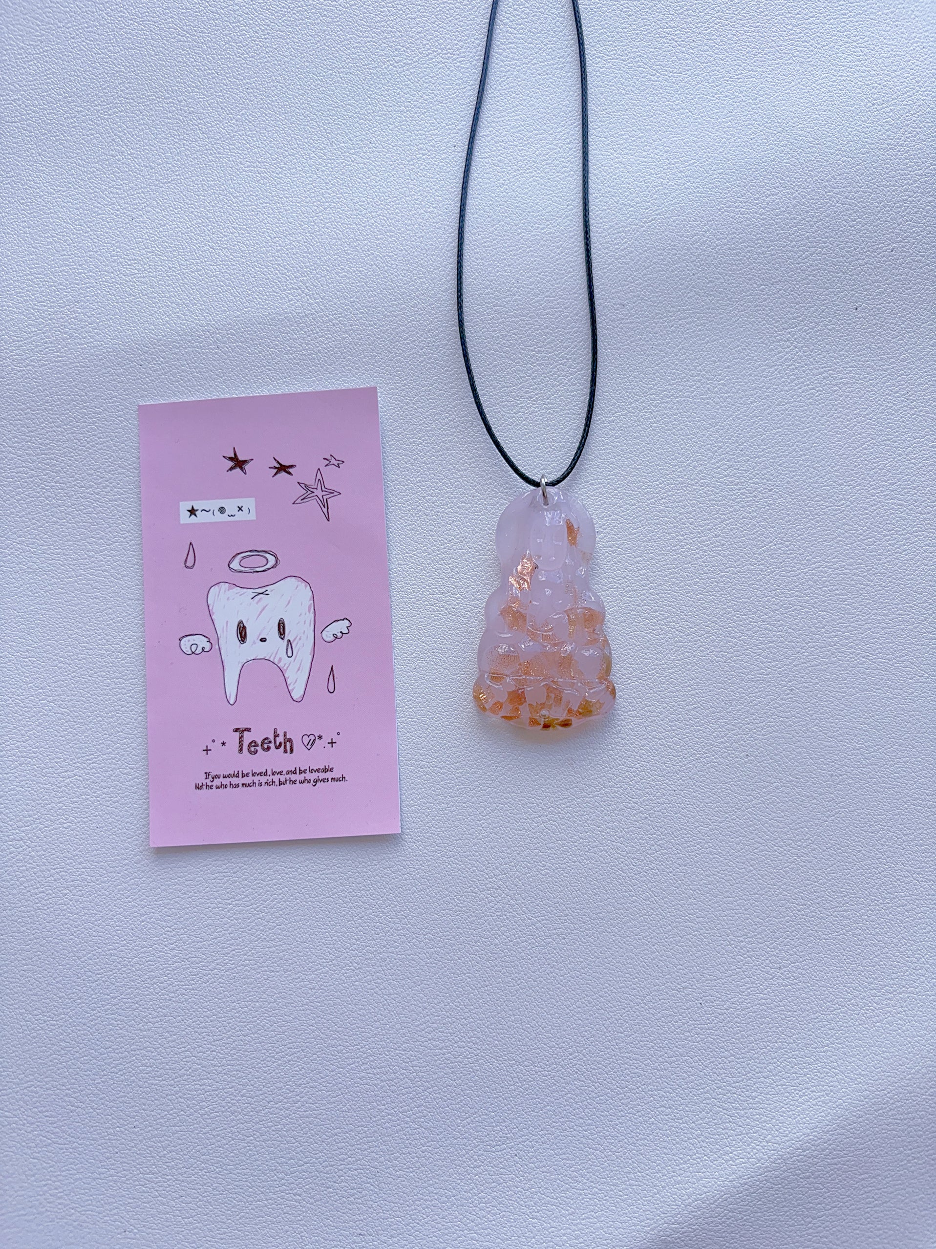 K7 unique pink and purple colored necklace vintage glass necklace glass pendant with a sense of design; minority pendant pendant.